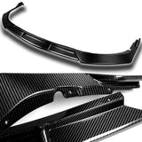 For 2021-2024 Toyota Camry SE Carbon 3 Pcs  Fiber Front Bumper Splitter Spoiler Lip