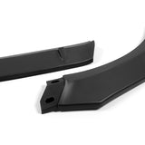 For 2021-2022 Toyota Camry LE STP-Style Black 3 Pcs  Front Bumper Splitter Spoiler Lip