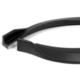 For 2021-2022 Toyota Camry LE STP-Style Black 3 Pcs  Front Bumper Splitter Spoiler Lip