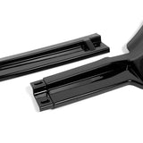 For 2021-2023 Toyota Sienna LE XLE MP-Style Painted BLACK  3-Pcs Front Bumper Spoiler Lip