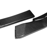 For 2019-2020 Audi A4 B9 S-Line Carbon Fiber 3-Pcs Front Bumper Splitter Spoiler Lip