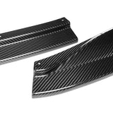 For 2013-2015 Lexus GS350 GS450h Base Real Carbon Fiber 3-Pcs Front Bumper Spoiler Lip