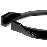For 2013-2015 Nissan Sentra Painted Black  3-Pcs Front Bumper Body Splitter Spoiler Lip