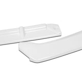 For 2013-2015 Nissan Sentra Painted White 3-Pcs Front Bumper Body Splitter Spoiler Lip
