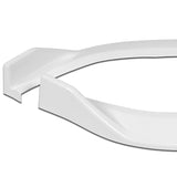 For 2013-2015 Nissan Sentra Painted White 3-Pcs Front Bumper Body Splitter Spoiler Lip
