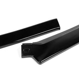 For 2013-2015 Honda Accord Sedan Painted Black 3-Pcs Front Bumper Splitter Spoiler Lip