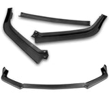 For 2013-2015 Honda Accord Sedan Carbon Look 3-Pcs  Front Bumper Splitter Spoiler Lip