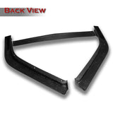 For 2013-2015 Honda Accord Sedan Carbon Fiber 3-PCS  Front Bumper Splitter Spoiler Lip