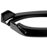 For 2010-2012 Hyundai Genesis Coupe Painted Black 3-PCS Front Bumper Body Spoiler Lip
