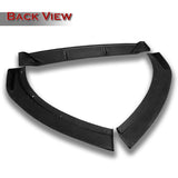 For 2010-2012 Hyundai Genesis Coupe Real Carbon Fiber 3-PCS Front Bumper Spoiler Lip