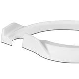 For 2011-2013 BMW 3-Series E92 E93 Coupe Painted White 3-PCS Front Bumper Spoiler Lip