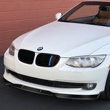 For 2011-2013 BMW 3-Series E92 E93 Real Carbon Fiber 3-PCS Front Bumper Spoiler Lip