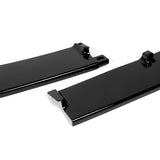 For 2011-2016 BMW F10 528i 530i M-Sport Painted Black 4-PCS Front Bumper Spoiler Lip