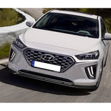 For 2017-2022 Hyundai IONIQ STP-Style Carbon Look 3-Piece Front Bumper Body Spoiler Splitter Lip Kit