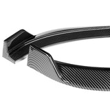 For 2017-2022 Hyundai IONIQ STP-Style Real Carbon Fiber 3-Piece Front Bumper Body Spoiler Splitter Lip Kit