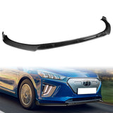 For 2017-2022 Hyundai IONIQ STP-Style Carbon Look 3-Piece Front Bumper Body Spoiler Splitter Lip Kit with Windshield Banner Combo