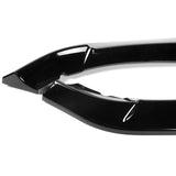 2002-2005 BMW 3-Series E46 Sedan Painted Black 3-Piece Front Bumper Body Spoiler Splitter Lip Kit with Free Gift