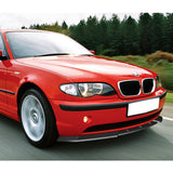 2002-2005 BMW 3-Series E46 Sedan Carbon Style 3-Piece Front Bumper Body Spoiler Splitter Lip Kit with Free Gift