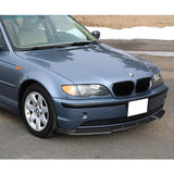 2002-2005 BMW 3-Series E46 Sedan Carbon Style 3-Piece Front Bumper Body Spoiler Splitter Lip Kit with Free Gift