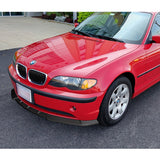 2002-2005 BMW 3-Series E46 Sedan Carbon Style 3-Piece Front Bumper Body Spoiler Splitter Lip Kit