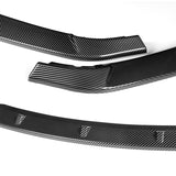 2002-2005 BMW 3-Series E46 Sedan Carbon Style 3-Piece Front Bumper Body Spoiler Splitter Lip Kit