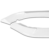 2002-2005 BMW 3-Series E46 Sedan Painted White 3-Piece Front Bumper Body Spoiler Splitter Lip Kit with Free Gift
