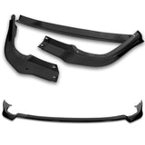 For 1998-2005 Lexus GS300 GS400 GS430 Painted Black 3-PCS Front Bumper Spoiler Lip