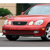 For 1998-2005 Lexus GS300 GS400 GS430 Carbon Painted 3-PCS Front Bumper Spoiler Lip