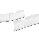 2019-2021 Toyota Supra A90 Painted White 3-Piece Front Bumper Body Spoiler Splitter Lip Kit with Keychain Set