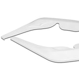 2019-2026 Toyota Supra A90 Painted White 3-Piece Front Bumper Body Spoiler Splitter Lip Kit with Keychain Set