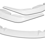 2019-2026 Toyota Supra A90 Painted White 3-Piece Front Bumper Body Spoiler Splitter Lip Kit with Keychain Set