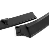 2017-18 AUDI A5 B9 Unpainted Black 3-Piece Front Bumper Body Spoiler Splitter Lip Kit with Keychain