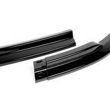 2008-2010 Subaru Impreza WRX Premium CS-Style PAINTED Black 3-Piece Front Bumper Body Spoiler Splitter Lip Kit