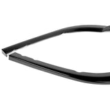 2008-2010 Subaru Impreza WRX Premium CS-Style PAINTED Black 3-Piece Front Bumper Body Spoiler Splitter Lip Kit