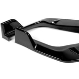 For 2009-2011 Honda Civic 4DR GT-Style Painted Black 3-Piece Front Bumper Body Spoiler Splitter Lip Kit with Free Gift