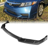 For 2009-2011 Honda Civic 4DR GT-Style Carbon Look 3-Piece Front Bumper Body Spoiler Splitter Lip Kit