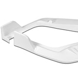 For 2009-2011 Honda Civic 4DR GT-Style PAINTED White 3-Piece Front Bumper Body Spoiler Splitter Lip Kit