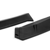 For 2009-2011 Honda Civic 4DR GT-Style Matte Black 3-Piece Front Bumper Body Spoiler Splitter Lip Kit with Free Gift