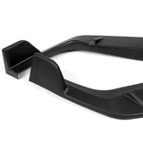 For 2009-2011 Honda Civic 4DR GT-Style UNPAINTED Matte Black 3-Piece Front Bumper Body Spoiler Splitter Lip Kit