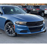 2015-2023 Dodge Charger SXT Carbon Look 3-Piece Front Bumper Body Spoiler Splitter Lip Kit