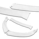 2015-2023 Dodge Charger SXT Painted White 3-Piece Front Bumper Body Spoiler Splitter Lip Kit