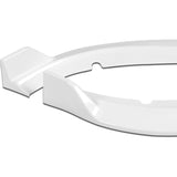 2015-2023 Dodge Charger SXT Painted White 3-Piece Front Bumper Body Spoiler Splitter Lip Kit