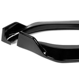 2009-2010 Lexus IS250 IS350 GT-Style Painted Black 3-Piece Front Bumper Body Spoiler Splitter Lip Kit with Leather Keychain Set