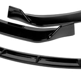 2009-2010 Lexus IS250 IS350 GT-Style Painted Black 3-Piece Front Bumper Body Spoiler Splitter Lip Kit