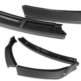 2009-2010 Lexus IS250 IS350 GT-Style Carbon Look 3-Piece Front Bumper Body Spoiler Splitter Lip Kit with Leather Keychain Set