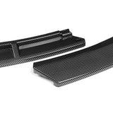 2009-2010 Lexus IS250 IS350 GT-Style Carbon Look 3-Piece Front Bumper Body Spoiler Splitter Lip Kit with Leather Keychain Set