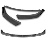 2009-2010 Lexus IS250 IS350 GT-Style Carbon Look 3-Piece Front Bumper Body Spoiler Splitter Lip Kit with Leather Keychain Set