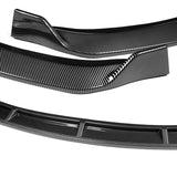 2009-2010 Lexus IS250 IS350 GT-Style Carbon Look 3-Piece Front Bumper Body Spoiler Splitter Lip Kit