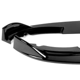 2008-2013 BMW E90 E92 E93 M3 Painted Black 3-Piece Front Bumper Body Spoiler Splitter Lip Kit
