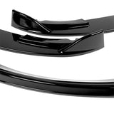 2008-2013 BMW E90 E92 E93 M3 Painted Black 3-Piece Front Bumper Body Spoiler Splitter Lip Kit